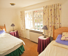 The twin bedroom